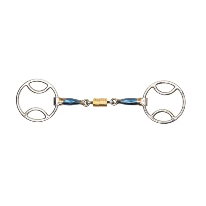 Shires Blue Sweet Iron Bevel with Roller Link